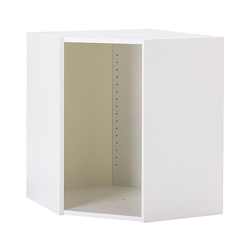 FAKTUM Seinäkulmakaapin runko IKEA Normaalia syvempi (52 cm).   Entistä enemmän säilytystilaa.  Rungon rakenne on tukeva – paksuus 18 mm. 
