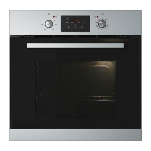 FRAMTID OV9 Kiertoilmauuni, ruostumaton teräs Leveys: 59.4 cm Syvyys: 56.0 cm Korkeus: 59.0 cm  