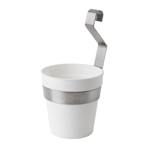 GRUNDTAL Aterinteline IKEA Voidaan ripustaa GRUNDTAL-tankoon tai suoraan seinälle.  Säästää tilaa työtasolla. 