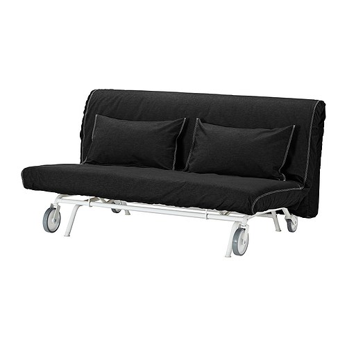 IKEA PS MURBO 2:n istuttava vuodesohva IKEA Pyörien ansiosta sohvaa on helppo siirtää tarvittaessa.  Helppo sijata suureksi kahden hengen vuoteeksi. 