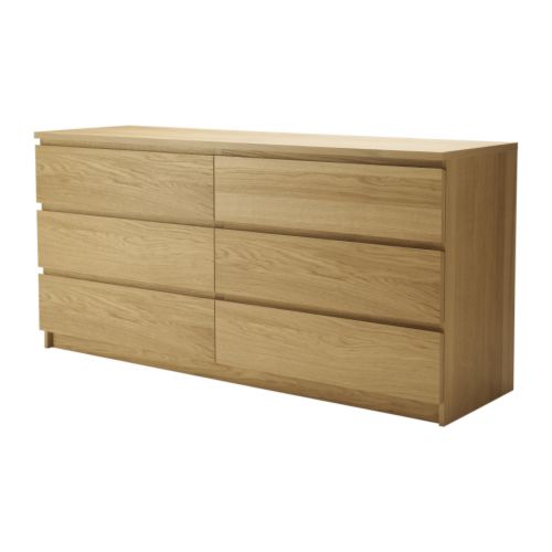 MALM Lipasto, 6 laatikkoa IKEA Erikoistilavissa laatikoissa on runsaasti säilytystilaa. 