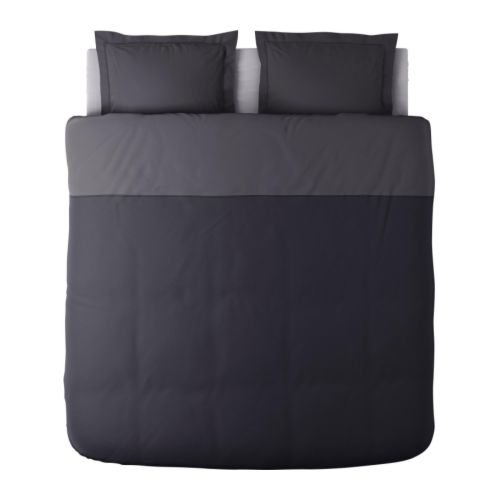 MALOU Pussilakana + 2 tyynyliinaa IKEA Ohuesta ja laadukkaasta langasta tiheästi kudotun puuvillan ansiosta vuodevaatteet ovat pehmeitä ja kestäviä. 