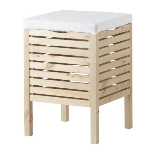 MOLGER Säilytysjakkara IKEA Pestävä ja vaihdettava kangas. 