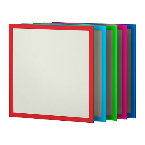 NYTTJA Kehys IKEA Suojalasi on korvattu muovilevyllä, mikä parantaa kehyksen käyttöturvallisuutta. 