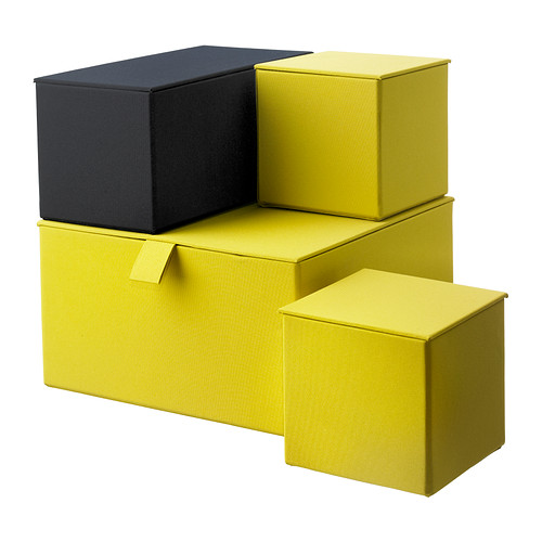 PALLRA Kannellinen laatikko, 4 kpl IKEA Helpottavat pikkutavaroiden, kuten huivien, vöiden, korujen ja meikkien, järjestämistä. 