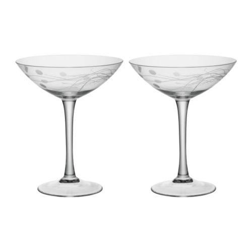 SKIR Cocktaillasi IKEA Suupuhallettu, koriste käsin tehty.   Jokainen tuote on yksilöllinen. 