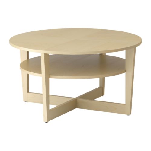 VEJMON Sohvapöytä IKEA Erillinen hylly mm.   lehtien säilytykseen.   Tavarat pysyvät järjestyksessä ja pöytä siistinä. 