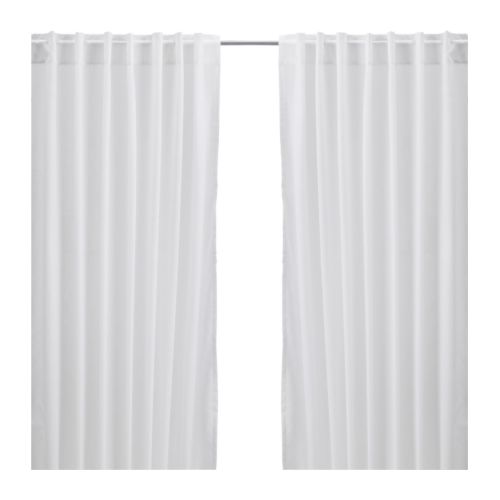 VIVAN Verhot, 2 kpl IKEA Päästävät valoa lävitseen mutta estävät näkemästä sisään. Sopivat erinomaisesti kerrokselliseen verhokokonaisuuteen.