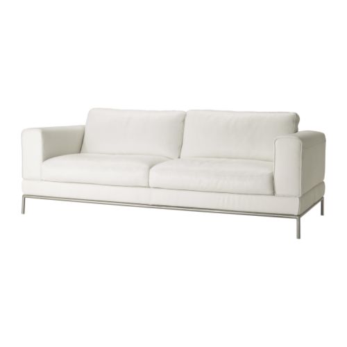ARILD Canapé 3 places IKEA Assise et accoudoirs en cuir résistant et facile à entretenir. 
