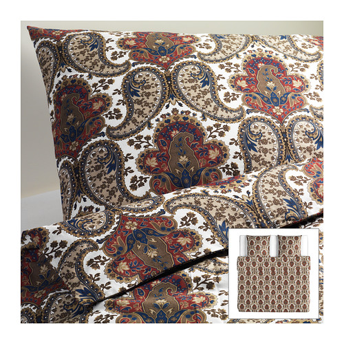 BACKSÖTA Housse de couette et 2 taies IKEA Housse de couette avec boutons-pression cachés pour un aspect agréable et ordonné. 