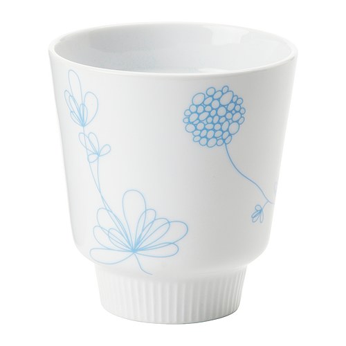 BAKELSE Gobelet IKEA Composé de céramique double paroi ; retient la chaleur longtemps à l'intérieur, tout en gardant l'extérieur frais. 