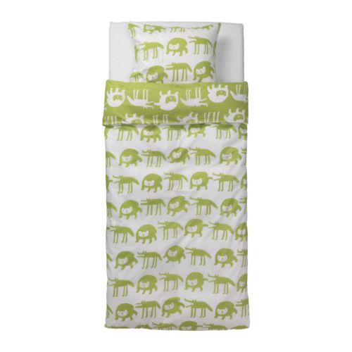 BARNSLIG ULVEN Housse de couette et taie IKEA