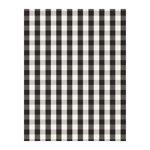 BERTA RUTA Tissu au mètre IKEA Tissu teint sur fil : le motif se voit aussi bien sur l'envers que sur l'endroit. 