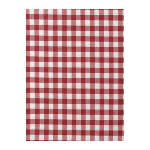 BERTA RUTA Tissu au mètre IKEA Tissu teint sur fil : le motif se voit aussi bien sur l'envers que sur l'endroit. 