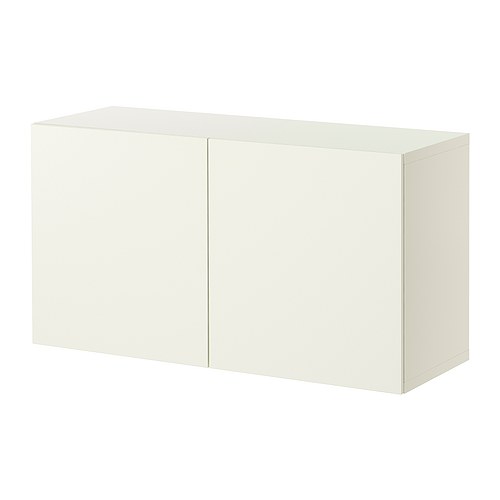 BESTÅ Étagère avec portes IKEA Une étagère/surmeuble permet d'utiliser au mieux le mur et de libérer de l'espace au sol. 