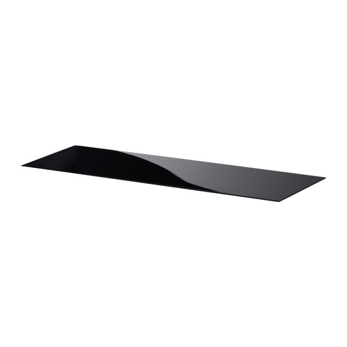 BESTÅ Plateau supérieur IKEA Un panneau de verre protège le dessus de l'étagère et offre un aspect différent. 