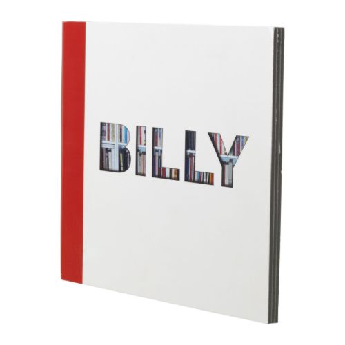 BILLY 30 Livre IKEA En l’honneur de BILLY, la bibliothèque qui fête ses 30 ans, voici un récit richement illustré qui nous amène de 1979 en 2009. 