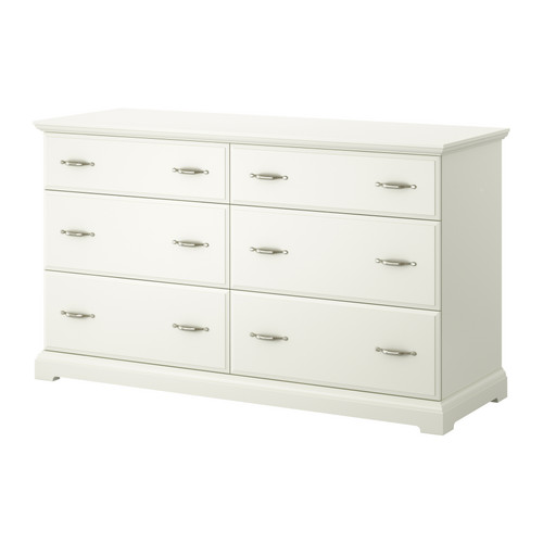 BIRKELAND Commode 6 tiroirs IKEA Tiroirs très profonds ; grande capacité de rangement. 