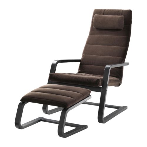 BOLIDEN Fauteuil avec repose-pieds IKEA Facile à entretenir, la housse est amovible et lavable en machine. 