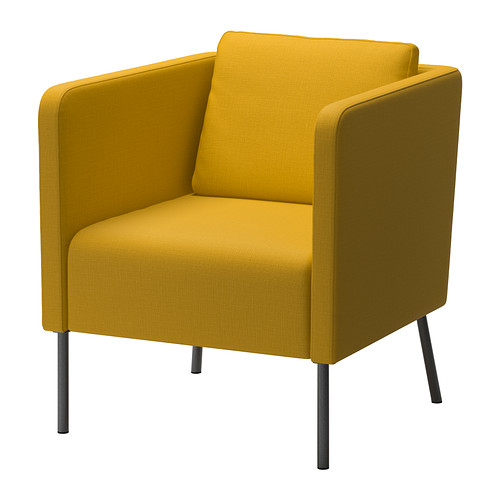 fauteuil jaune moutarde