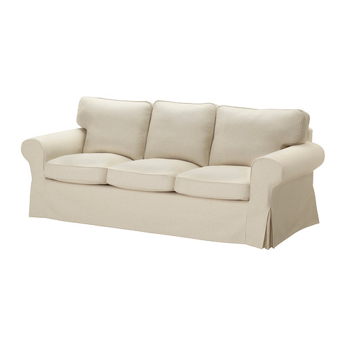 EKTORP Housse de canapé 3pla IKEA Facile à entretenir, la housse est amovible et se nettoie à sec. 