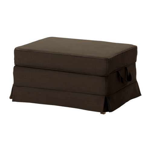 EKTORP Housse repose-pieds IKEA Facile à entretenir, la housse est amovible et se nettoie à sec. 