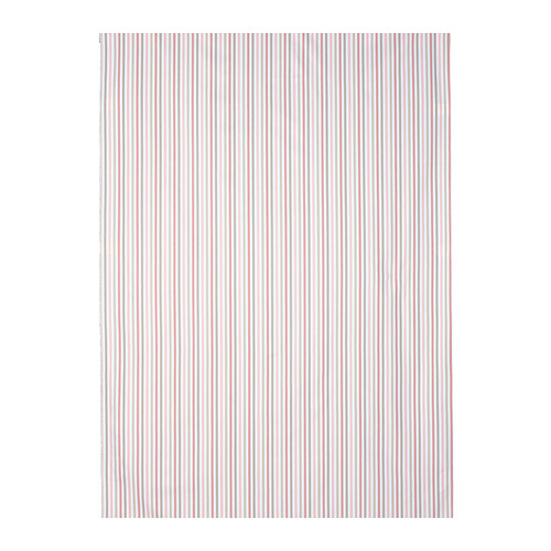 EMMIE RAND Tissu au mètre IKEA Tissu teint sur fil : le motif se voit aussi bien sur l'envers que sur l'endroit. 