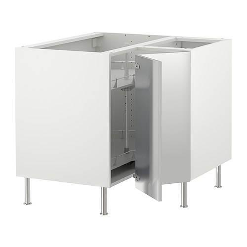 FAKTUM Élément bas angle+rgt pivotant IKEA Tablettes pivotantes et réglables en hauteur pour faciliter l'accès au contenu. 