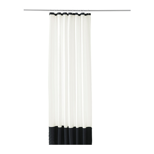 FÄRGLAV Rideau de douche IKEA Polyester, tissage serré, revêtement imperméable. 