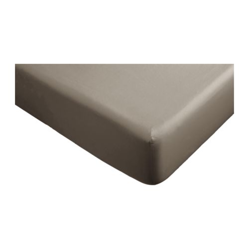 GÄSPA Drap housse IKEA Coton peigné; confère au linge de lit un toucher très doux et une surface lisse. 