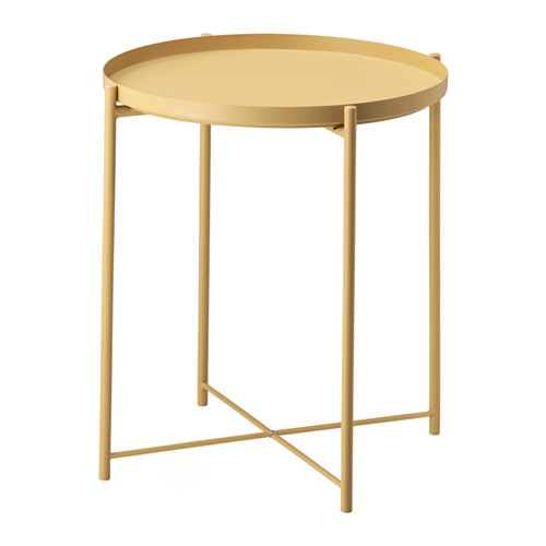 GLADOM Table/plateau jaune clair IKEA