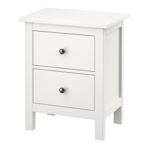 HEMNES Commode 2 tiroirs IKEA Tiroirs très profonds ; grande capacité de rangement. 