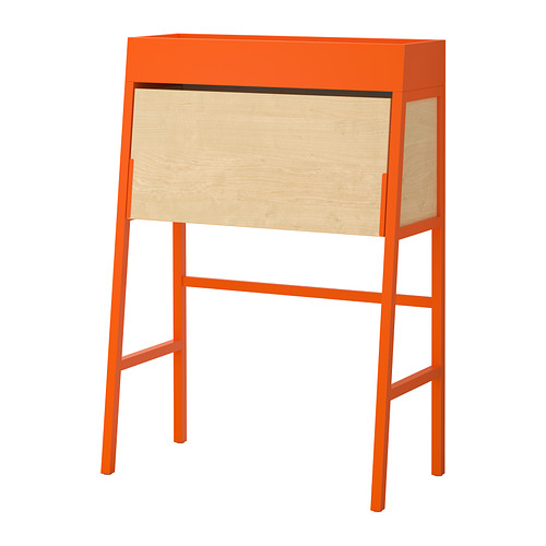 IKEA PS 2014 Secrétaire orange/plaqué bouleau IKEA