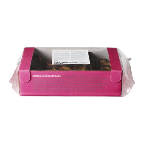 KAKOR CHOKLADFLARN Biscuits doubles au chocolat IKEA Biscuits croustillants au chocolat, à base de flocons d’avoine. 