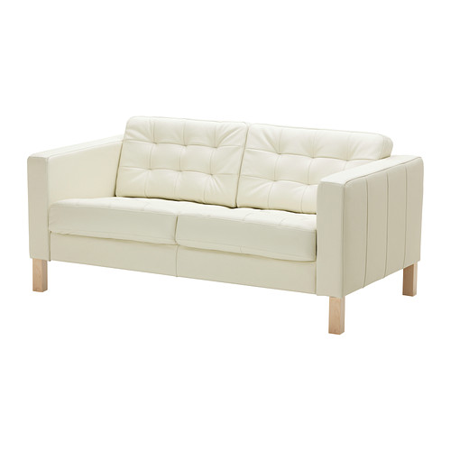KARLSFORS Canapé 2 places IKEA Surface d'assise en cuir grainé souple, résistant et facile d'entretien qui se patine avec le temps. 