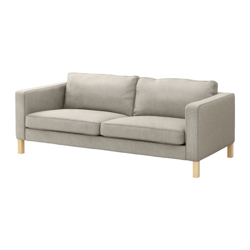 KARLSTAD Canapé 3 places IKEA Coussins d'assise garnis de mousse haute résilience et de fibres de polyester pour un confort renforcé. 