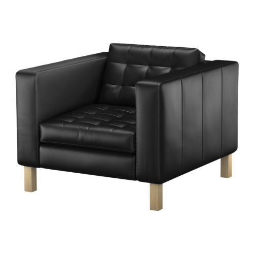 KARLSTAD Fauteuil IKEA Un revêtement souple, résistant et facile à entretenir qui s'embellit en vieillissant. 