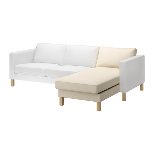 KARLSTAD Méridienne élément complémentaire IKEA Avec dossier inclinable ; choisissez entre une position assise et deux positions relax. 