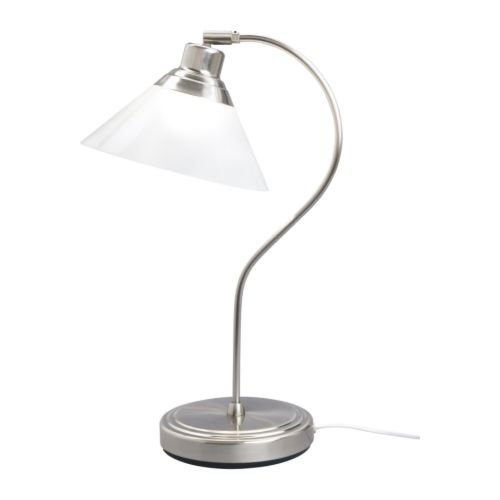 KROBY Lampe de travail IKEA Abat-jour en verre soufflé à la bouche.   Chaque pièce est unique. 