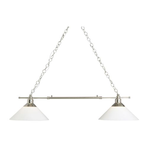 KROBY Suspension double IKEA Abat-jour en verre soufflé à la bouche.   Chaque pièce est unique. 