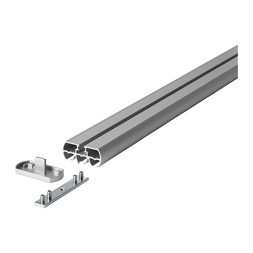 KVARTAL Rail pour rideau, triple IKEA Rail triple permettant de créer des solutions avec plusieurs couches. 