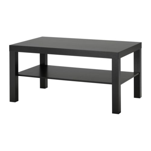 LACK Table basse IKEA Tablette séparée pour ranger magazines et autres ; libère de la place sur le plateau de table. 