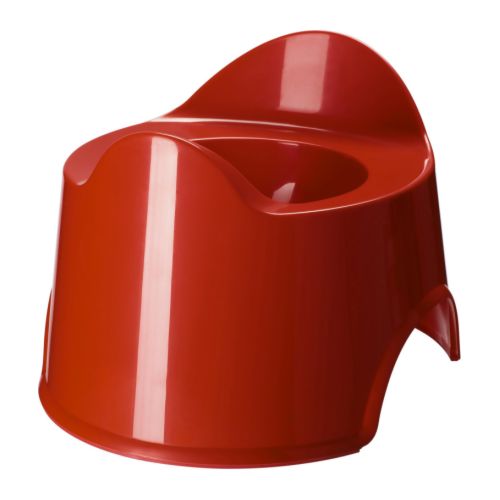 LÄTTSAM Pot enfant IKEA Matériau anti-dérapant sur l'envers ; ne glisse pas lorsque l'enfant l'utilise. 