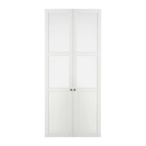 LIATORP Panneau/porte vitrée IKEA Portes vitrées pour ranger vos objets à l'abri de la poussière, mais toujours visibles. 