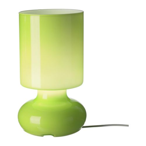 LYKTA Lampe de table IKEA Verre soufflé à la bouche.   Chaque lampe est unique. 