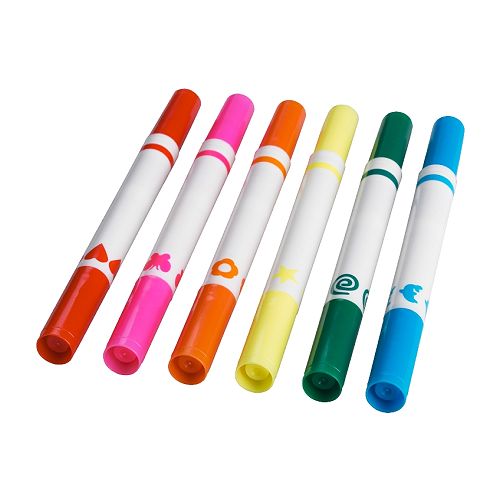 MÅLA Feutre/tampon IKEA Chaque feutre est doté d'un tampon. 