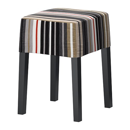 NILS Tabouret IKEA Assise rembourrée pour un meilleur confort.  Housse amovible et lavable en machine; facile à entretenir. 