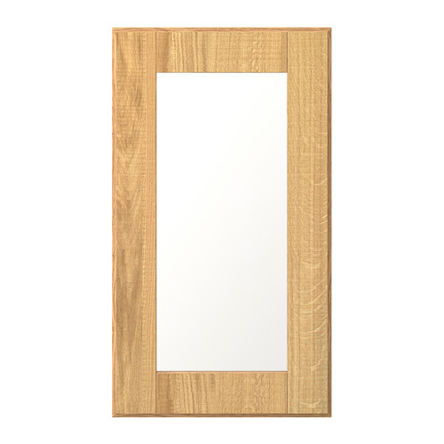 NORJE Porte vitrée IKEA Les variations visibles dans le bois confèrent un aspect naturel et chaleureux : chaque porte est unique. 