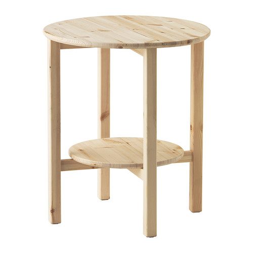 table d'appoint en pin