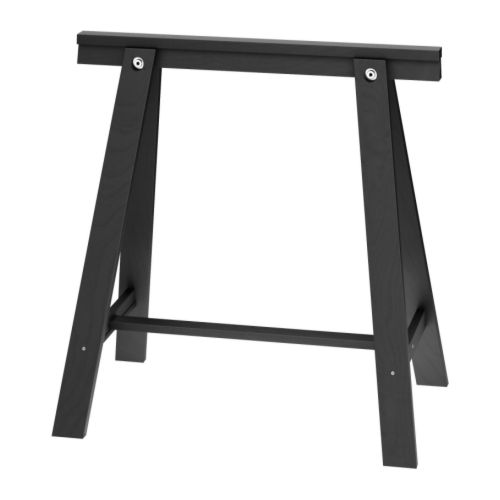 ODDVALD Tréteau IKEA Bois massif, un matériau naturel et solide. 